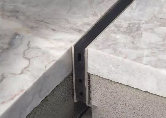 2.5 متر کاشی آلومینیوم تر و تمیز نوار کاشی لبه تر و تمیز برای کف چوبی