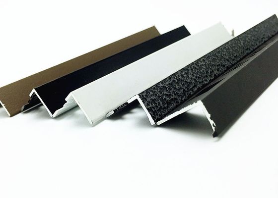 L شکل آلومینیوم کاشی و سرامیک Edge Ridge Trims Profil تولید خط های تقسیم کف آلومینیوم