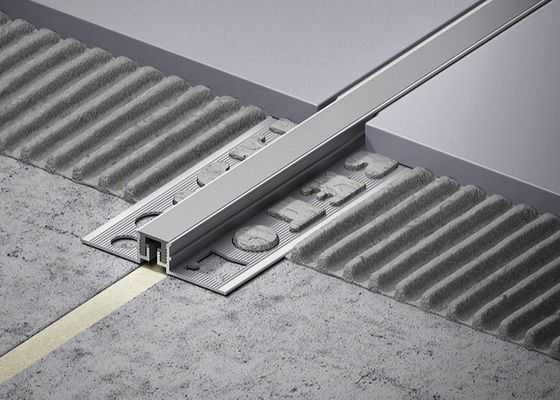 اتصالات حرکت کاشی آلومینیوم برای کنترل انبساط تر و تمیز کف چوب مشترک