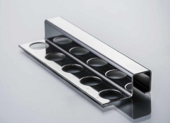 Inside Corner Stainless Steel Metal Bullnose Border Edge Trim 2.5m