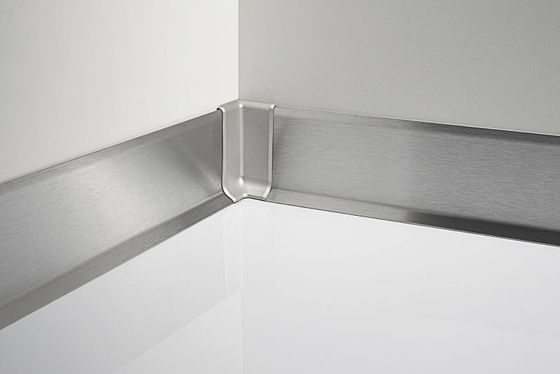 Clearing Easy 1.8m Stainless Steel Skirting Board Metal Texture Skirting Line