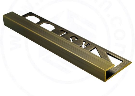 Bronze Retro Brass Tile Trim Upscale Luxury Brass Metal Tile Trim