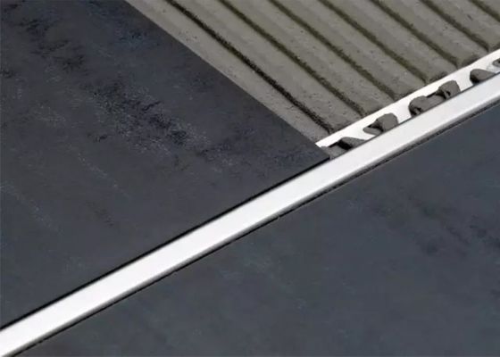 2.5m Aluminium Tile Trim Finishing Strip Tile Edge Trim For Wooden Floor