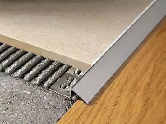 2.5m Metal Tile Edge Trim For Aluminum Alloy Profile Tile Edge Trim Aluminium