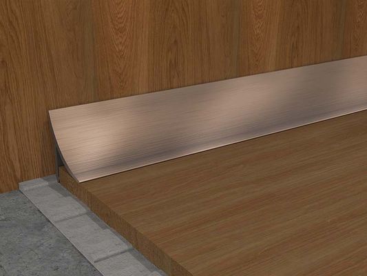 Y Shaped Stainless Steel Floor Trim 0.6mm Tile Edge Border Finishing Strip