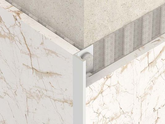1.8m Brushed Stainless Steel Angle Trim Metal Bullnose Border Edge Trim
