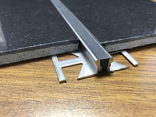 Aluminum Alloy Movement Joint Wood Floor And Tile Finishing Closing