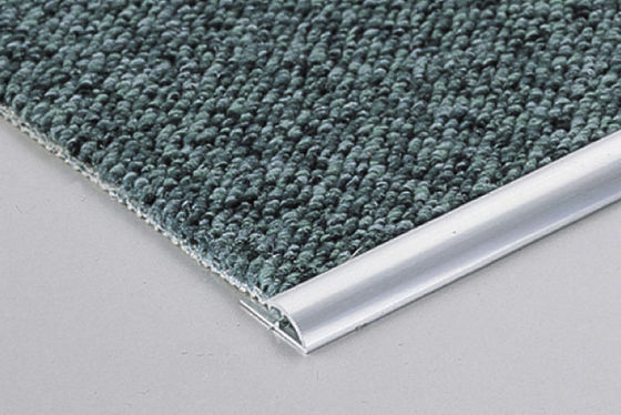 Aluminum Carpet To Tile Transition Strip 0.8mm Carpet Threshold Transition Strip
