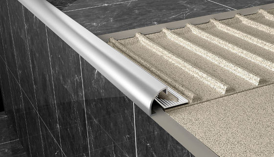 Anti Collision Strips Tile Ceramic Marble Stones Edge Bendable Aluminum Strip TUV