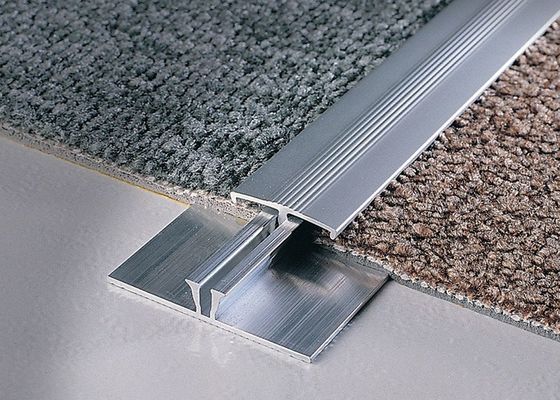 Anodized Aluminum Carpet Trim Foyer Of Hotel Plaza Bank