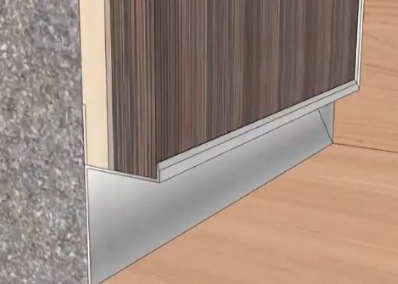 2.0mm Stainless Steel Skirting Board Line Interior Decor Stainless Steel Base Board