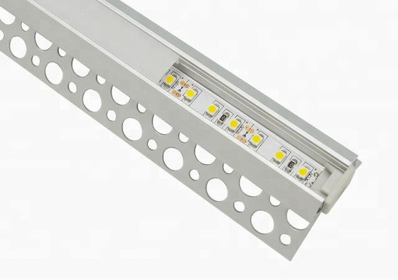 Polished 2m Aluminum LED Profiles For Furniture Glass Cabinet