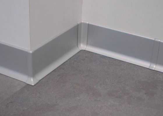 TUV Metal Aluminum Floor Skirting For Kitchen Wall