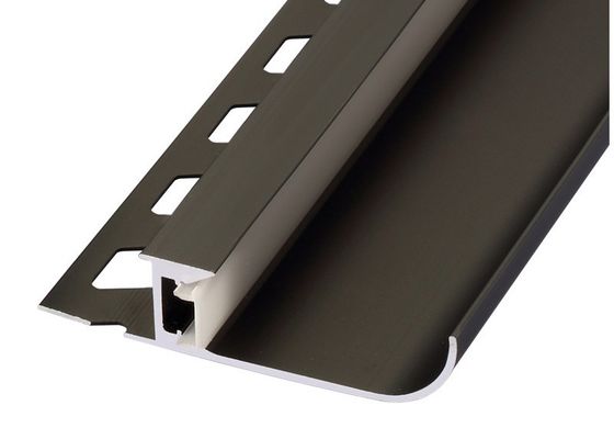 Electrophoresis Aluminum LED Profiles Aluminium Skirting Board 80mm