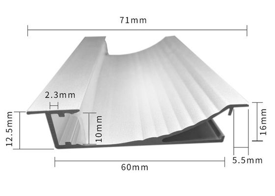 1.8m Corner Aluminium Profile Light Baseboard Home Decoration