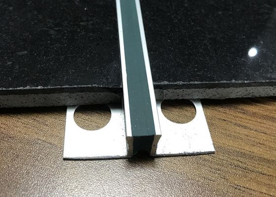 20mm Aluminium Movement Joint Of Ground Tile Expansion Control Joint