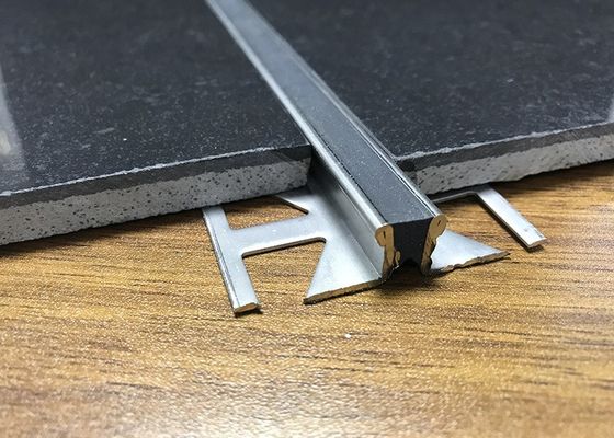 Ceramic Flooring 10mm Aluminium Movement Joint For Stone Floors
