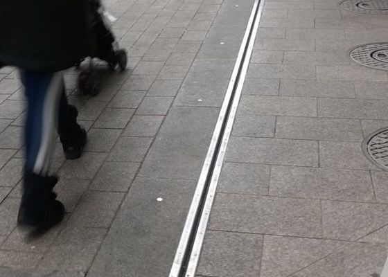 Aluminum Cover Strip Metal Expansion Joint Movement Joint Flooring Tiles Transition
