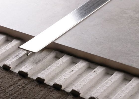 T Shape Aluminum Metal Transition Strips For Mosaic Tile
