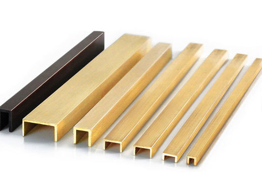 2.7m Brass Tile Edge Trim Tile Decoration Concor Finishing Strips Bronze Retro