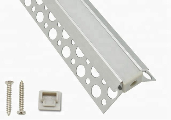 Extrusion Recessed Aluminum LED Profiles Anodised