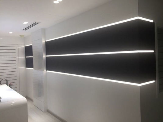 90 Degree Corner Led Strip Mounting Channel With Diffuser Cover For Strip Light