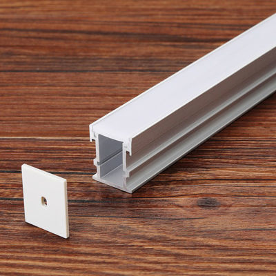 Extrusion Black 30 Degree Angle Shape Aluminum LED Profiles 1m