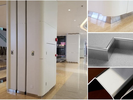 Room Wall Floor Stainless Steel Skirting Board 2.5m