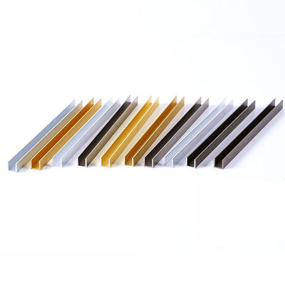 Rose Gold Carpet Transition Ceramic 20mm Aluminium Tile Trim Round Edge U L Shape