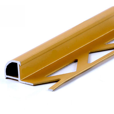 Rose Gold Carpet Transition Ceramic 20mm Aluminium Tile Trim Round Edge U L Shape