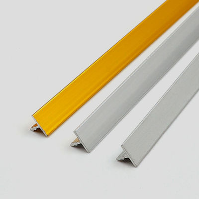 Moisture Proof T Shaped Aluminium Trim To Decorate Walls