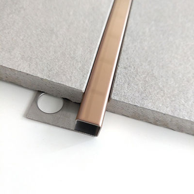 T Shape Stainless Steel Divider Strips Floor Divider Round Edge