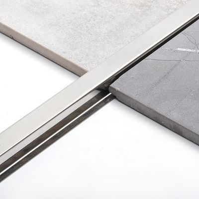 6mm Silver Wall Floor Plywood Aluminum Stainless Steel Transition Strip U Shaped