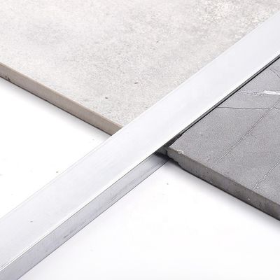 6mm Silver Wall Floor Plywood Aluminum Stainless Steel Transition Strip U Shaped