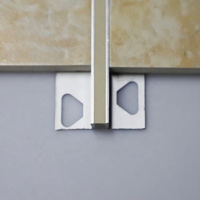 Anodised 15mm Aluminium Movement Joint For Stone Floors
