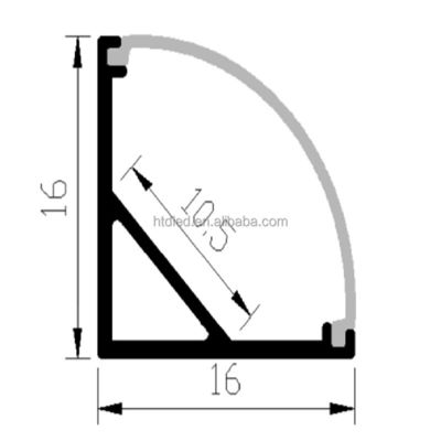 2.7m Aluminum LED Profiles Aluminium Housing For Led Strip Lights