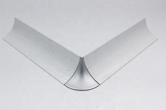 Silver Color Internal Aluminium Tile Trim Custom Size