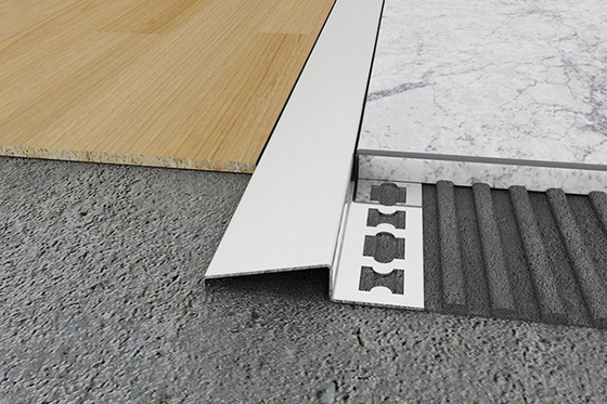 Hotel Aluminium Tile Trim Floor Transition Strips