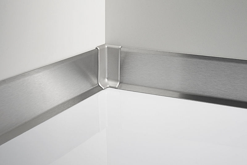 Clearing Easy 1.8m Stainless Steel Skirting Board Metal Texture Skirting Line