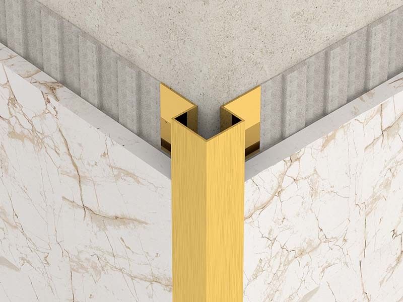نوار بسته بندی تزئینی کاشی فولادی ضد زنگ 10 mm Corner Edge Trim