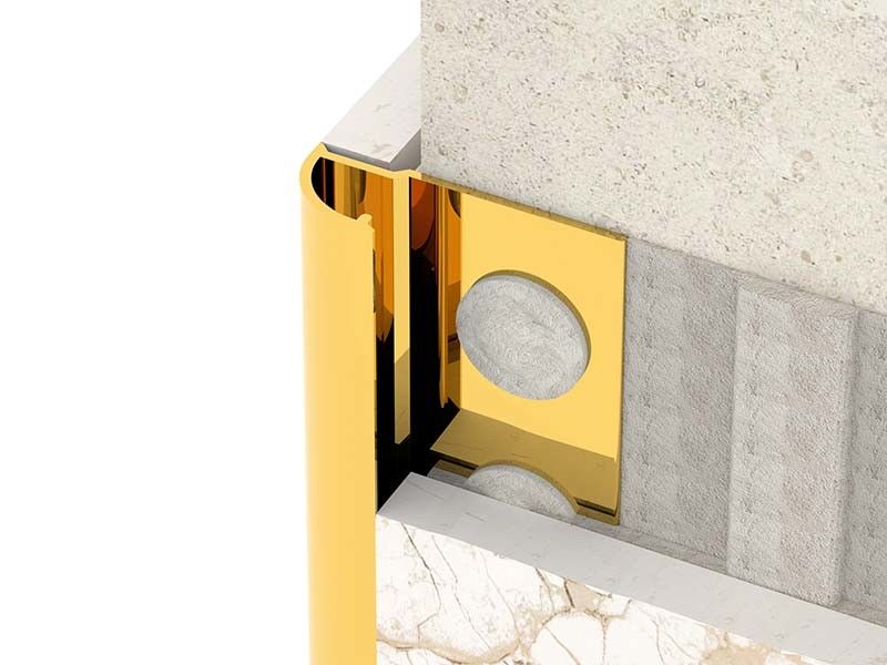 نوار فلزی بسته بندی پایان دهنده کاشی فولاد ضد زنگ TUV 10 mm Bright