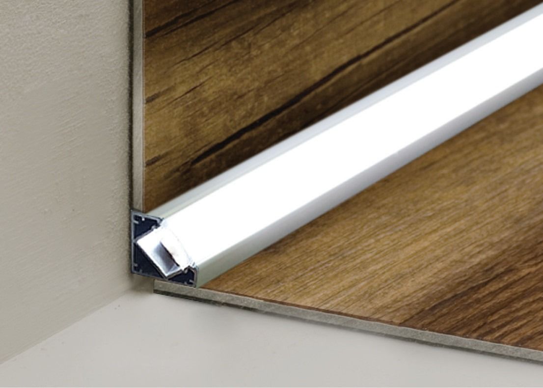 Aluminum Alloy Profile Led Skirting Board Line High Quality Aluminum Corner Extruded Light LED Profile