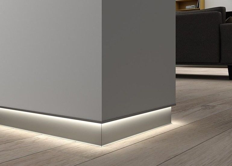 Aluminum Alloy Profile Led Skirting Board Line High Quality Aluminum Corner Extruded Light LED Profile