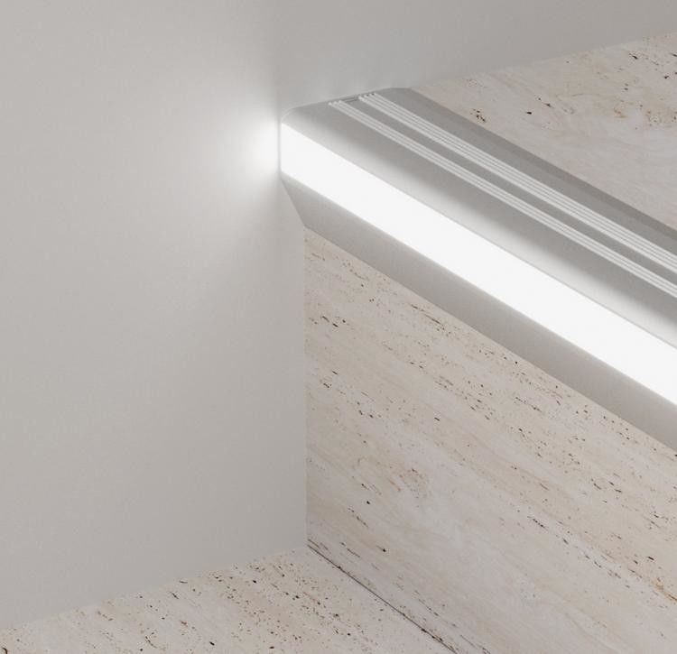 پروفیل های LED آلومینیومی ضد لغزش