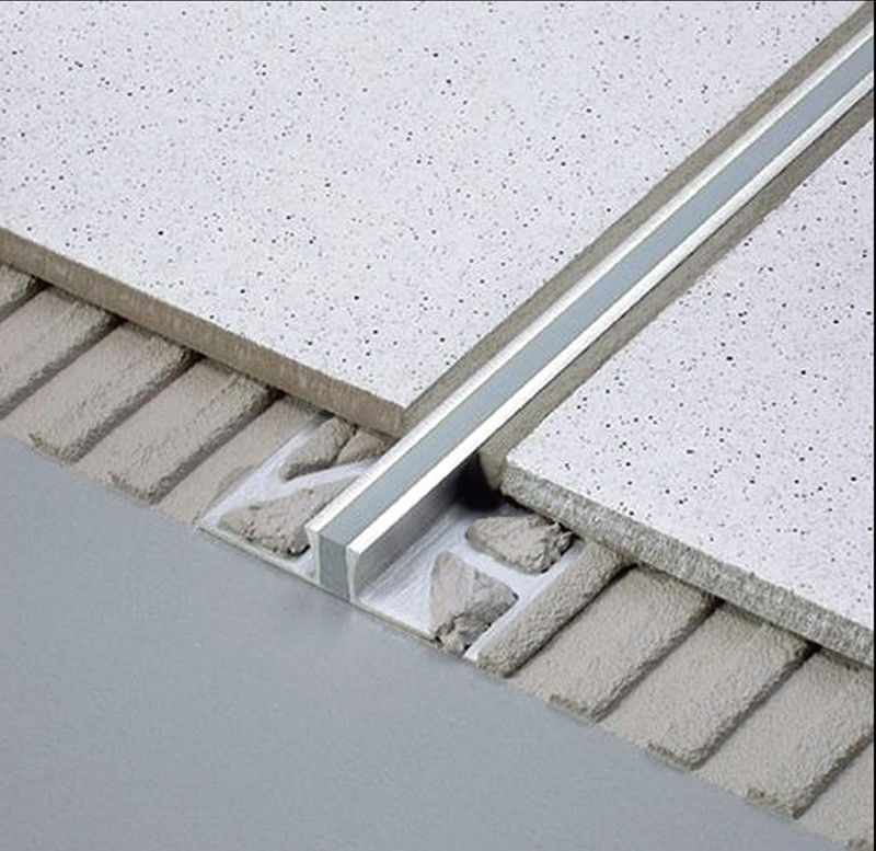 Aluminum Alloy Movement Joint Wood Floor And Tile Finishing Closing