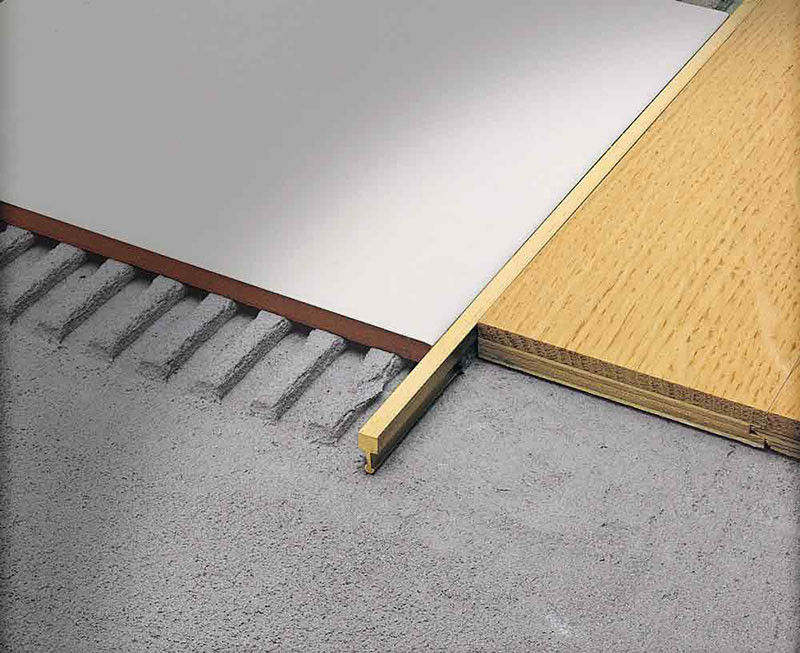 Interior Decoration Luxurious Brass Edging Strip Brushed Brass Tile Trim 10mm