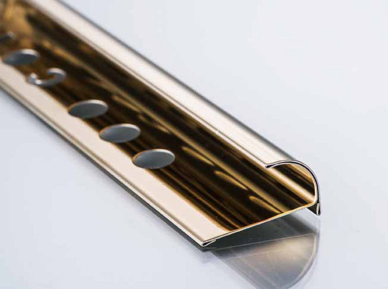گوشه های فولادی ضد زنگ 2.5 میلیمتر نوارهای برش کاشی سرامیکی