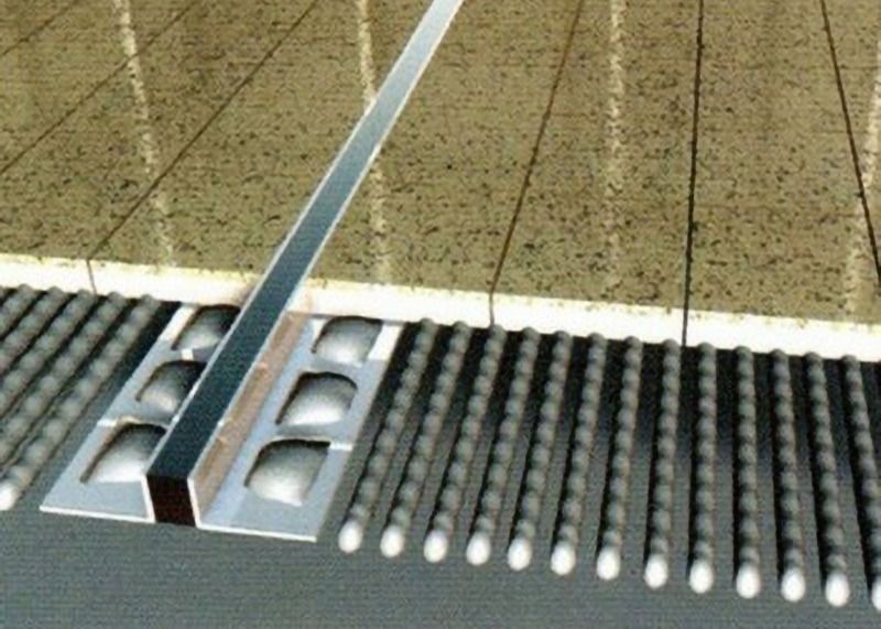 مشخصات کف اکستروژن آلومینیوم مشترک جنبش آلومینیوم جنبش کاشی کف طبقه 25mm