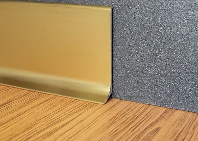 2.0mm Stainless Steel Skirting Board Line Interior Decor Stainless Steel Base Board