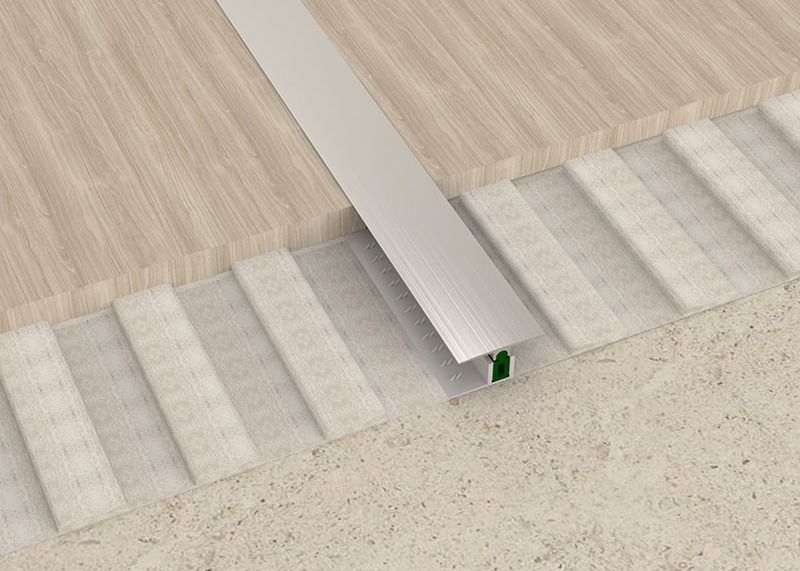 T Shape Aluminum Metal Transition Strips For Mosaic Tile